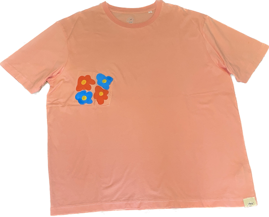 Tee-shirt ART FLORAL CORAIL 6 (XL)